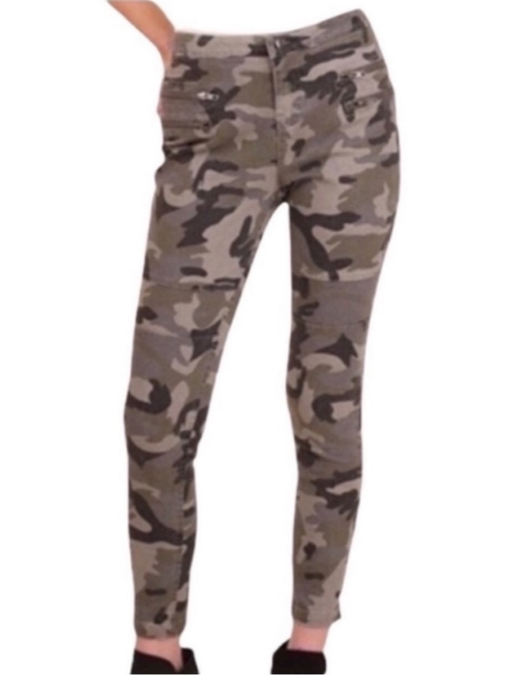 UMGEE camo moto skinny pants S